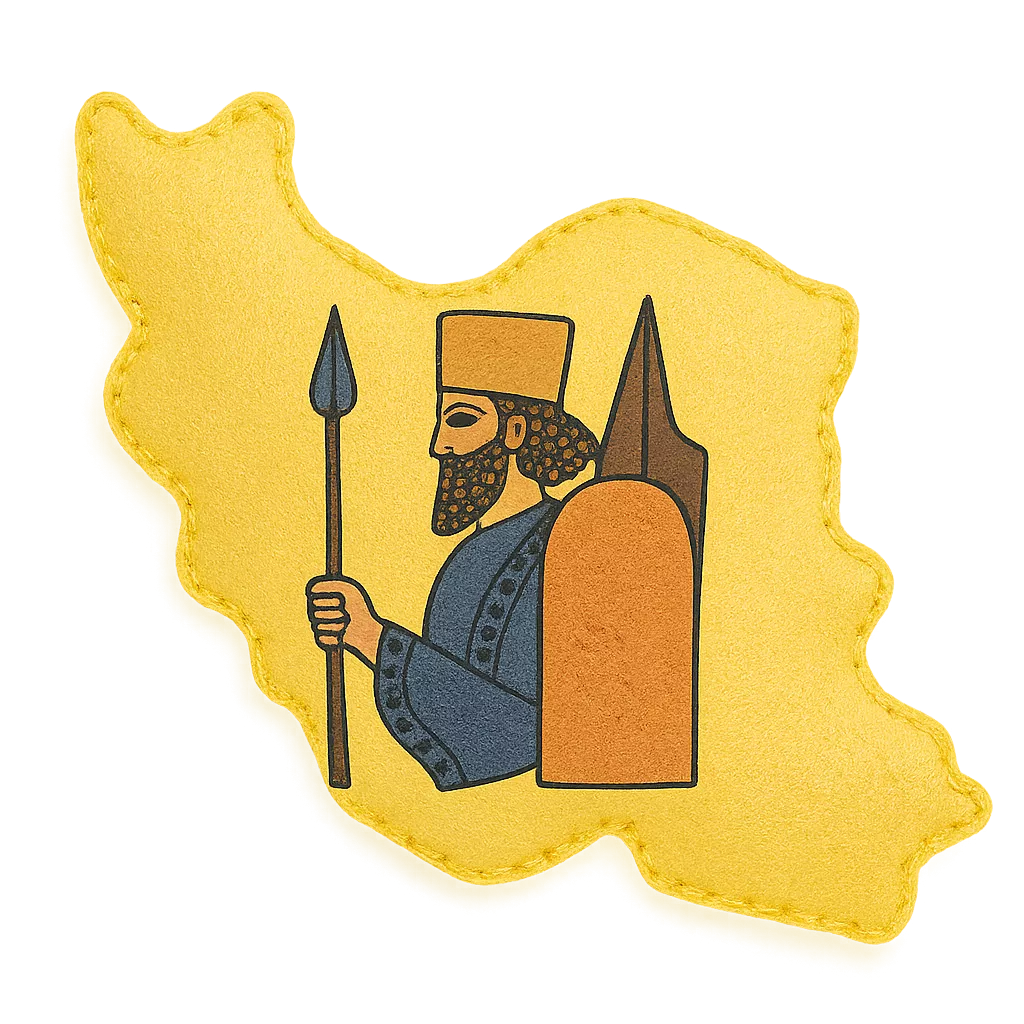 دسته کلید سرباز هخامنشی ایران ایرانم